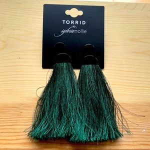 Torrid Sylvia Mollie Fringe Dangle Earrings NWT